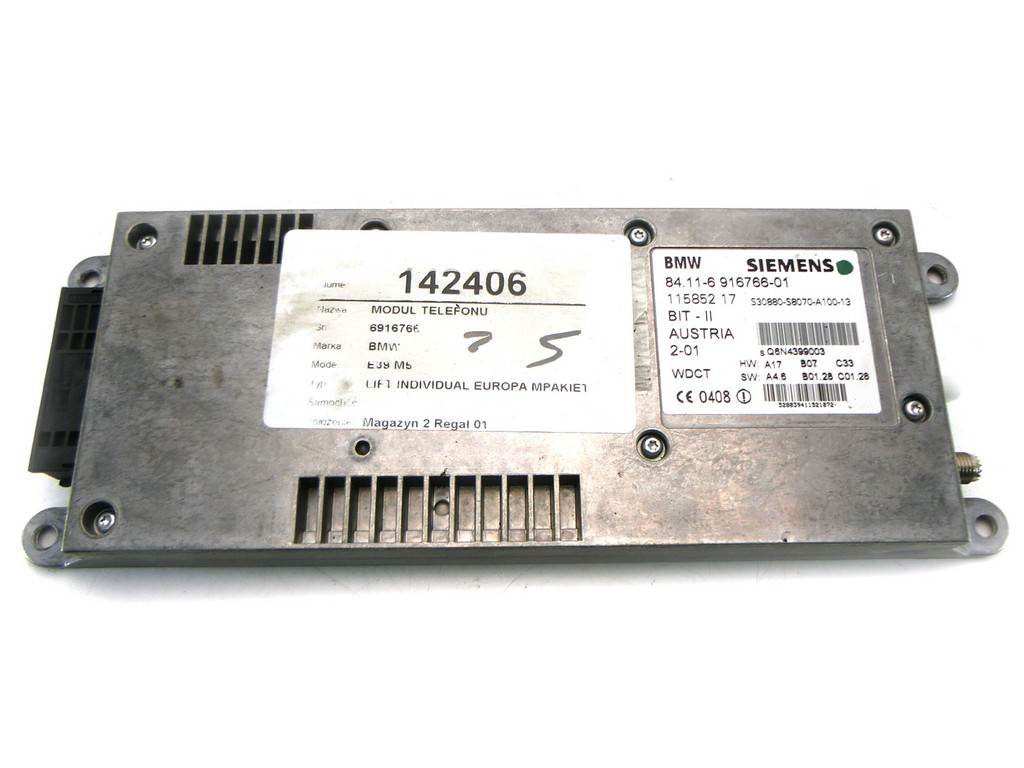 MODUŁ TELEFONU BMW E39 M5 EUROPA MPAKIET 6916766