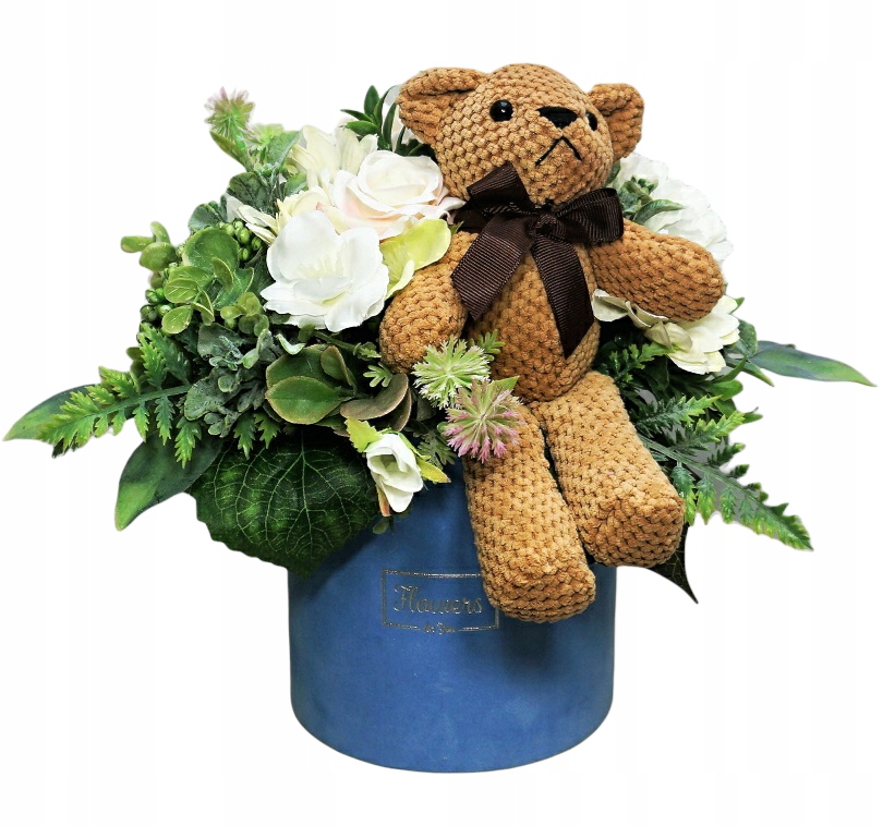 FLOWERBOX KWIATY NA PREZENT KWIATY SZTUCZNE