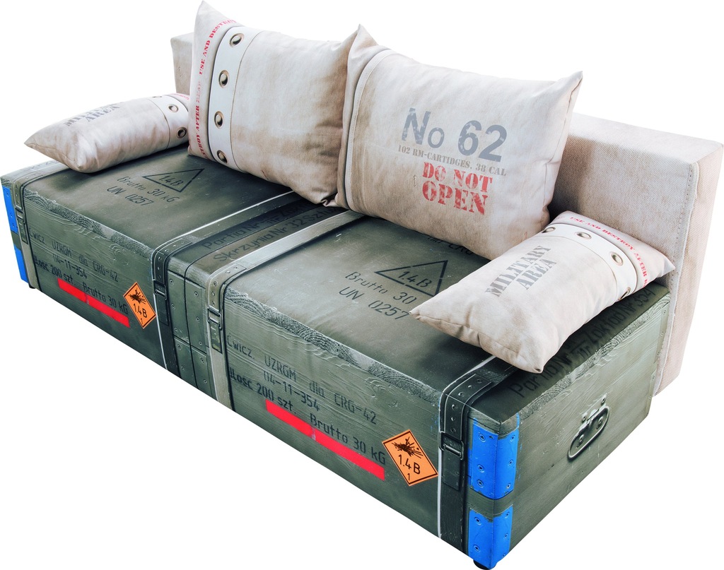 LIBRO Sofa Kanapa Play full MILITARY 3FBA Od ręki!