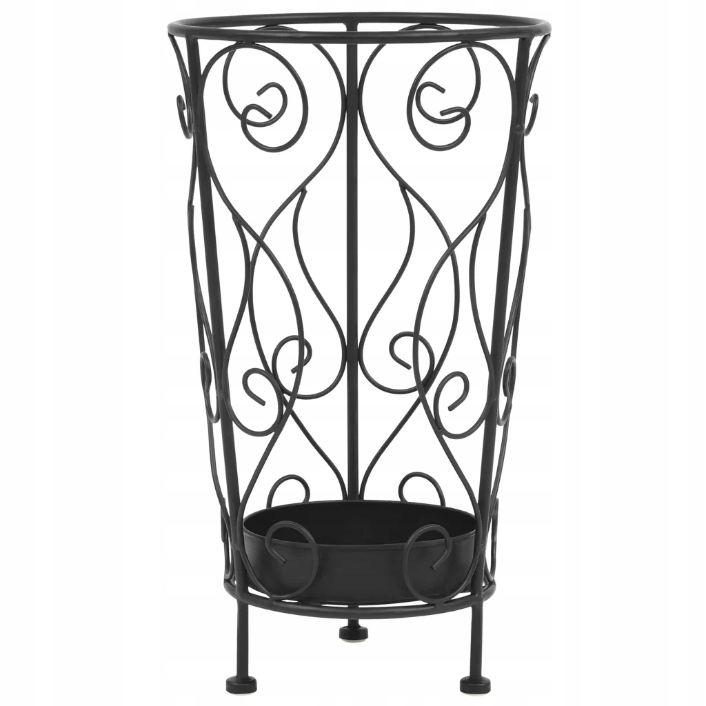 Stojak na parasole w stylu vintage, metalowy, 26x4