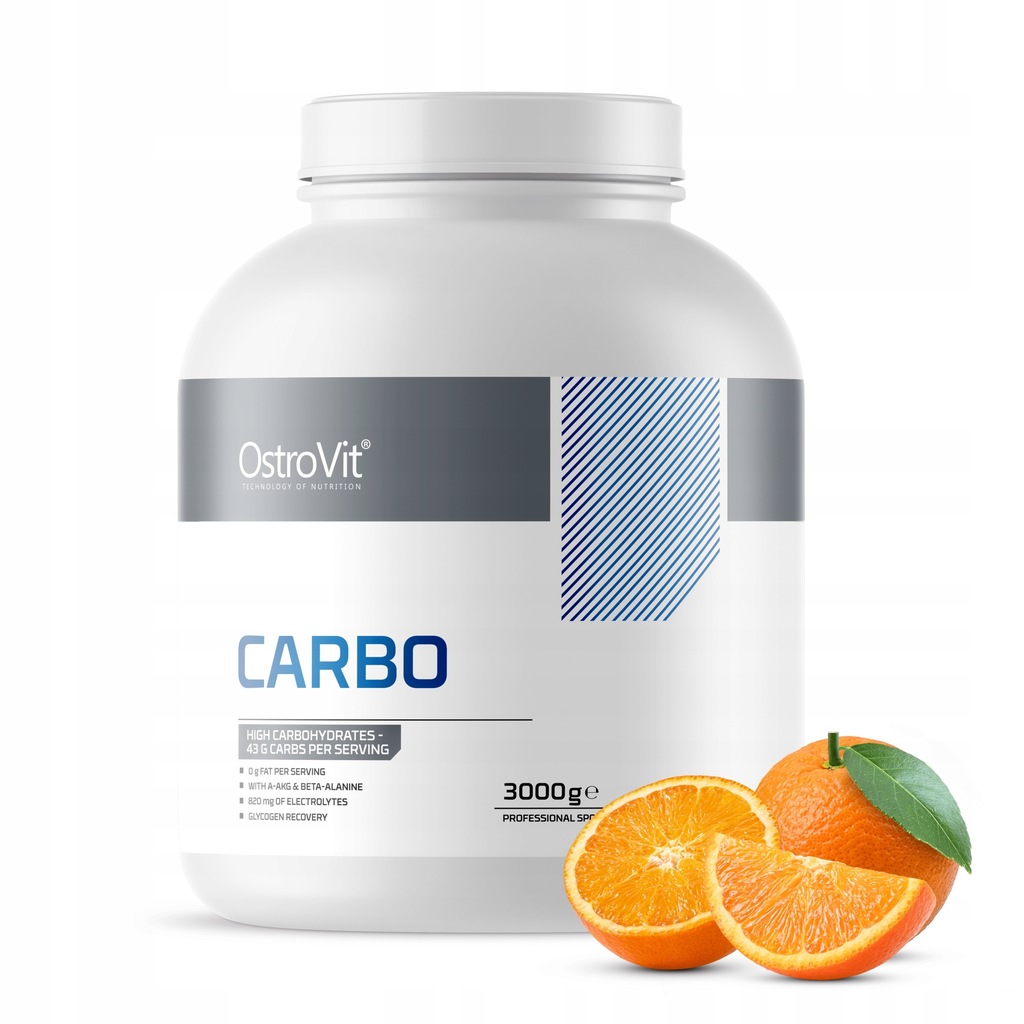 ODŻYWKA ENERGIA OSTROVIT CARBO 3000g POMARAŃCZA
