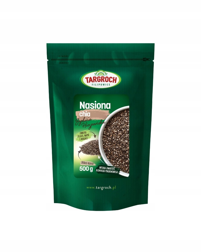 Nasiona chia szałwia hiszpańska Targroch 500 g