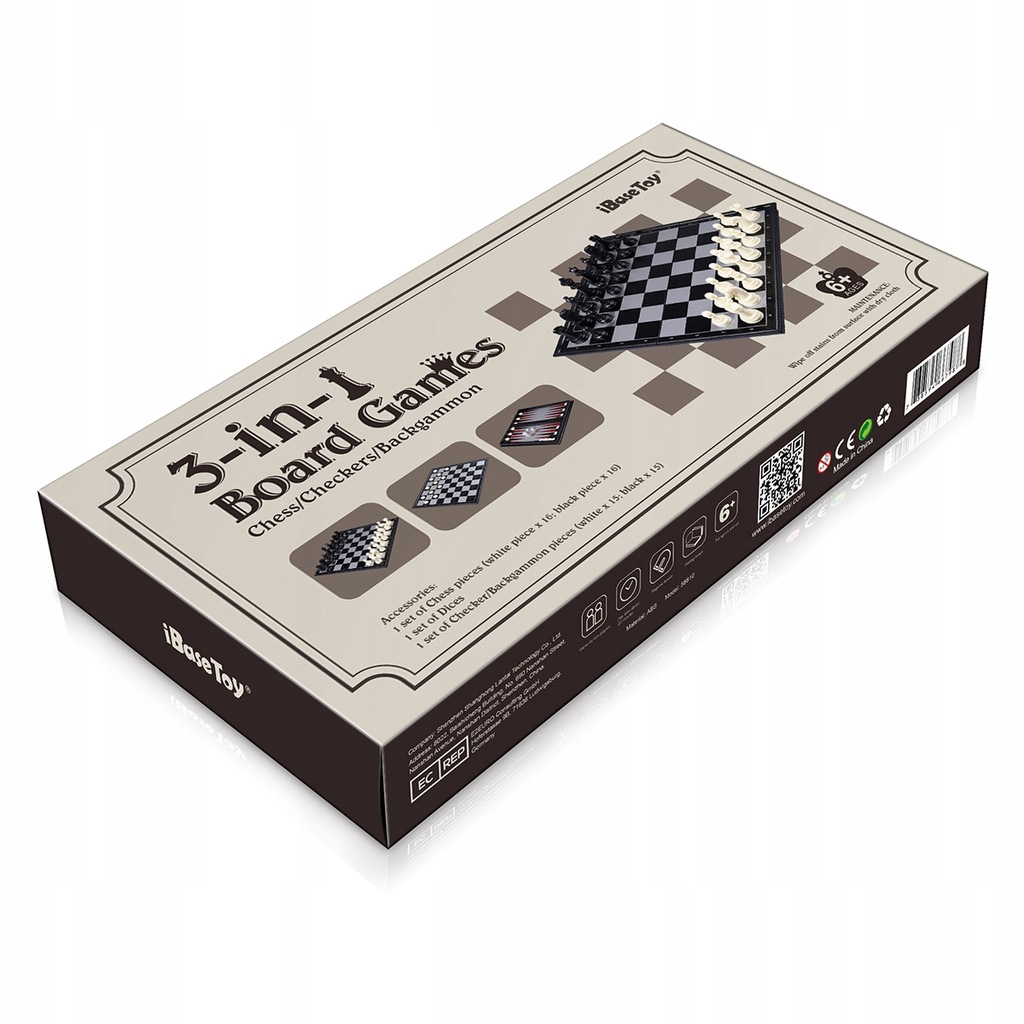 Купить Настольные игры iBaseToy 3-в-1 Магнитная шахматная шашка: отзывы, фото, характеристики в интерне-магазине Aredi.ru