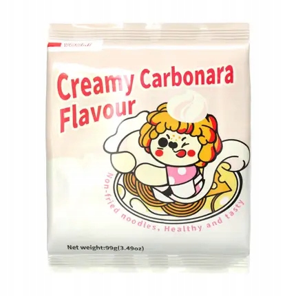 Azjatyckie danie instant o smaku włoskiego klasyka Youmi Creamy Carbonara