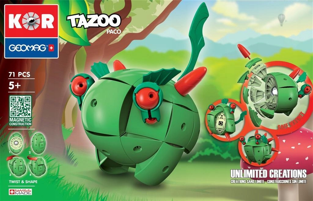 GEOMAG TAZOO PACO 71 ELEMENTÓW, GEOMAG