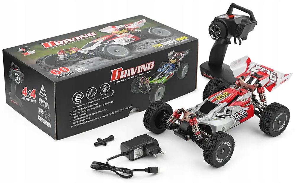 Купить RC CAR CAR WL Toys 144001 4x4, скорость 60 км/ч: отзывы, фото, характеристики в интерне-магазине Aredi.ru