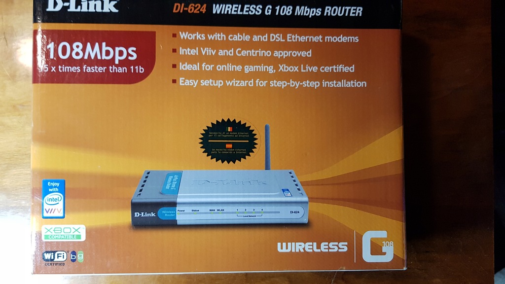 Router przewodowy D-Link DI-624