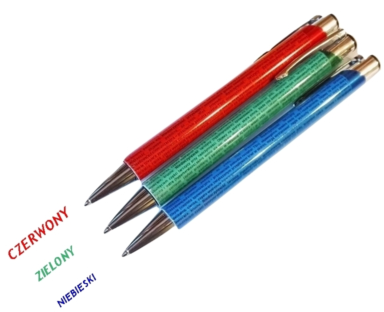 długopis na ściągi