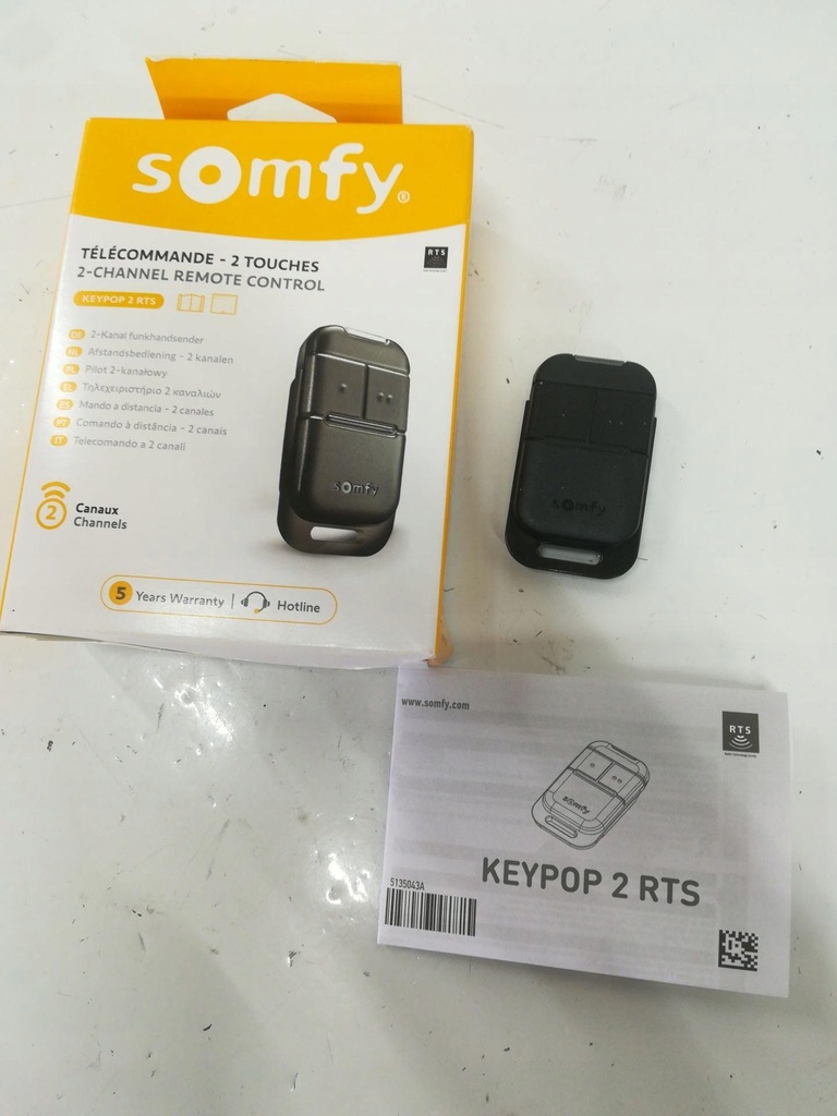 Somfy pilot 2-kanałowy Keypop RTS