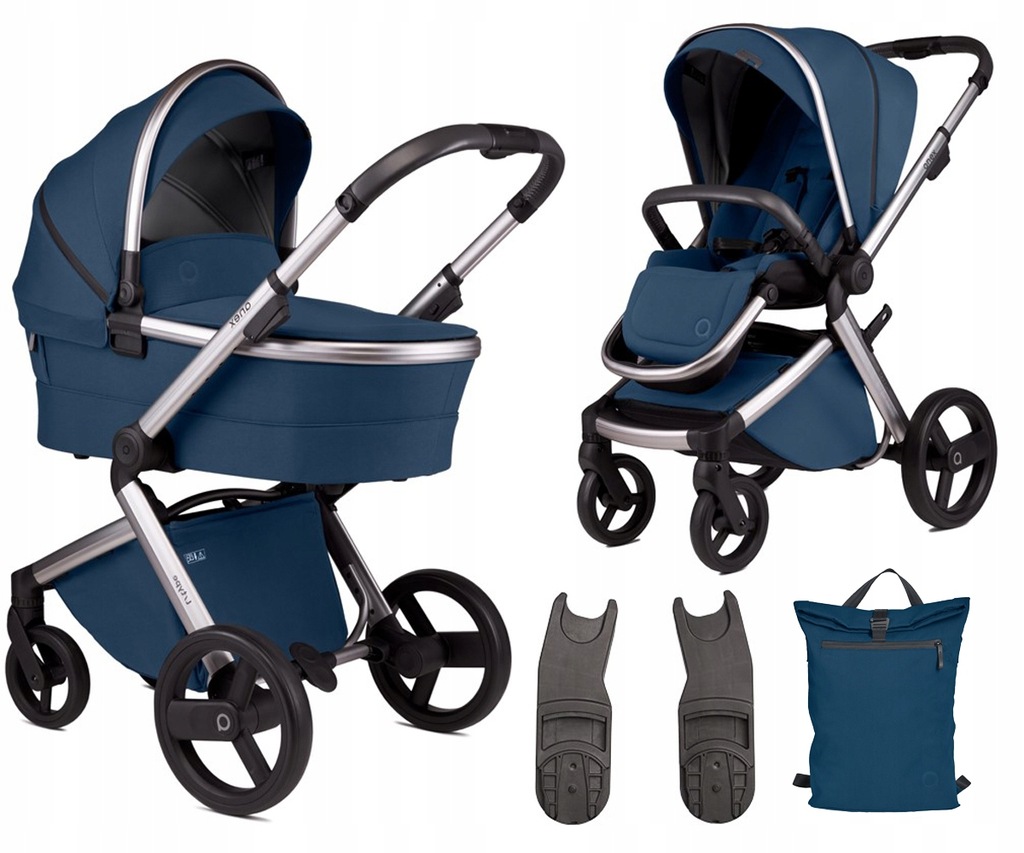 WÓZEK ANEX L/TYPE 2W1 | DENIM + ADAPTERY