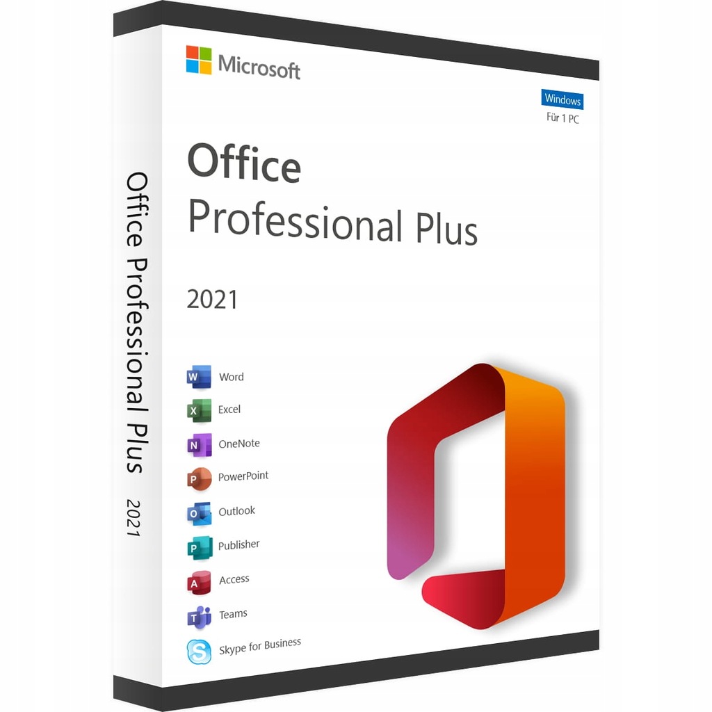 Microsoft Office 2021 Pro Plus 1 PC / licencja wieczysta