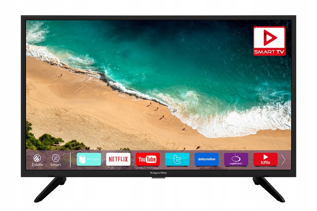 Купить Телевизор 40 дюймов Kruger&Matz SMART HDMI USB WiFi: отзывы, фото, характеристики в интерне-магазине Aredi.ru