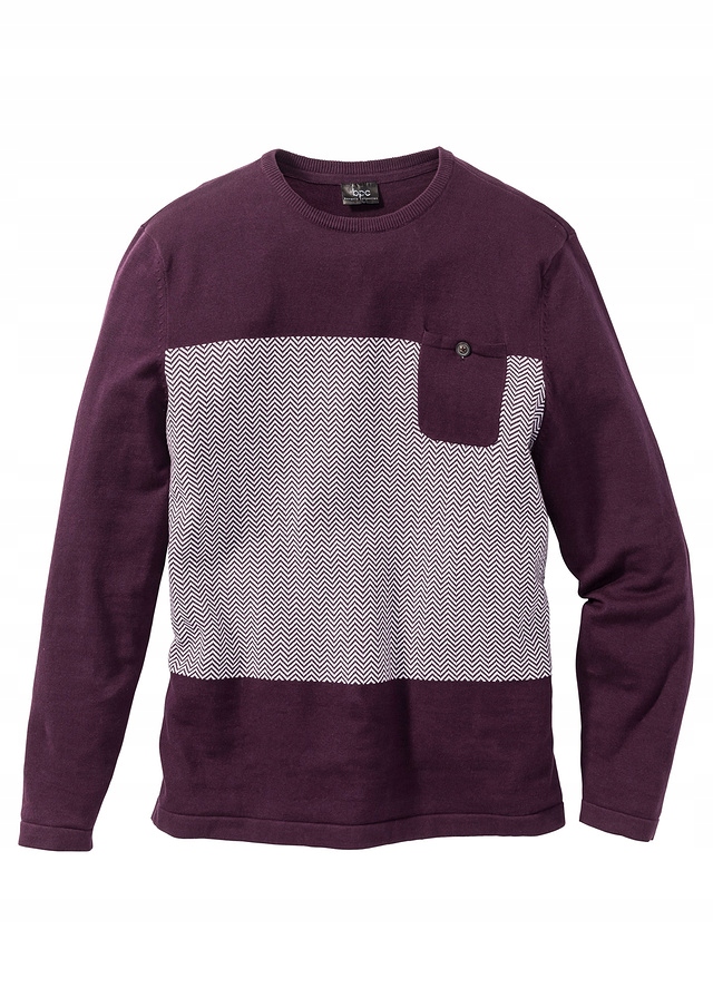 B.P.C sweter męski fioletowy XL