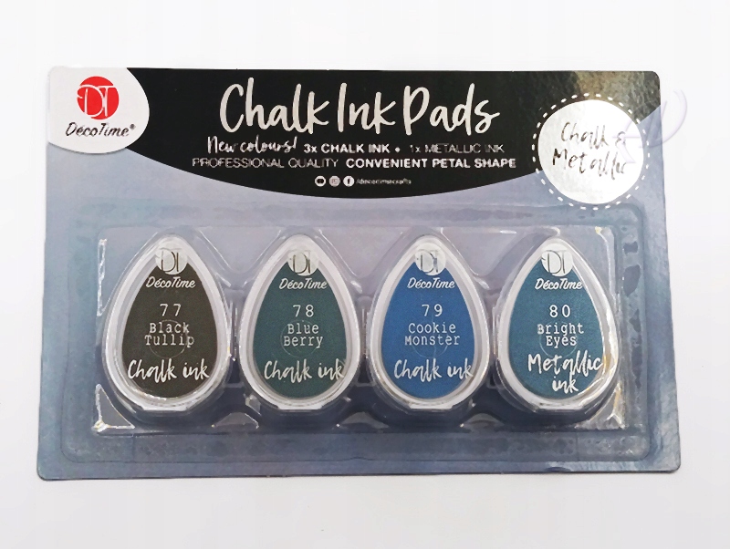 TUSZ KREDOWY gąbki DecoTime Chalk Ink PODUSZKI x4