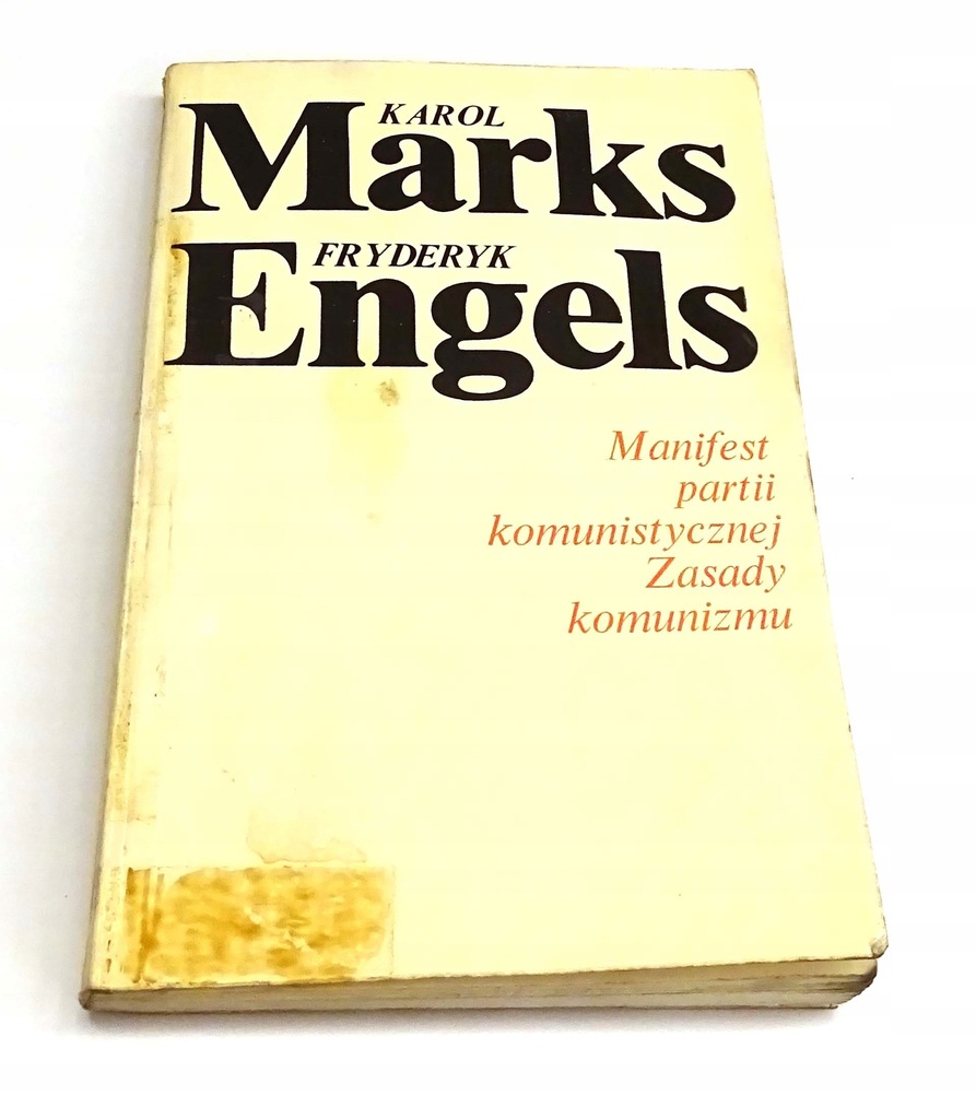 Manifest partii komunistycznej Marks Engels