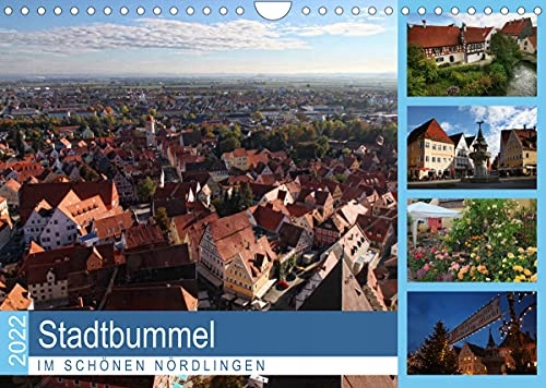 Stadtbummel im schönen Nördlingen (Wandkalender