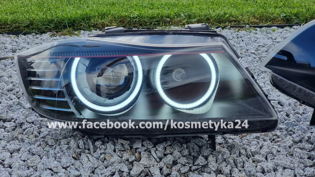 Reflektory BMW E90 E91 Lci Bi LED ringi Cotton