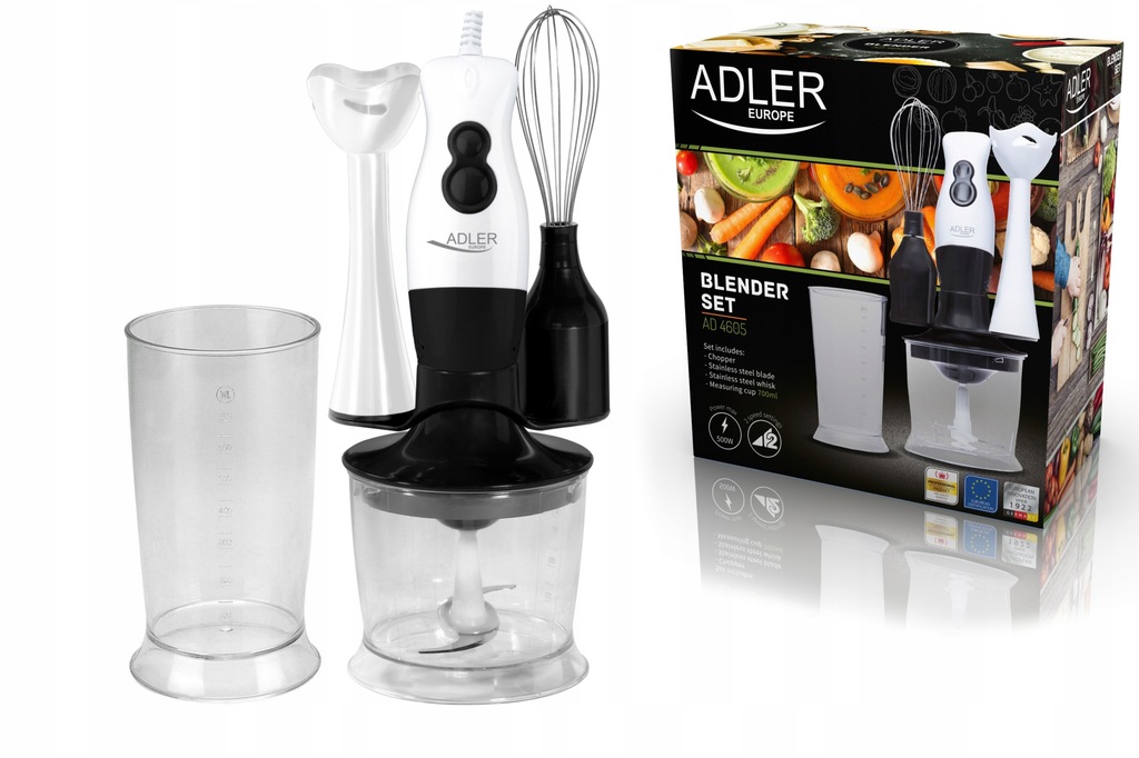 ADLER BLENDER RĘCZNY UBIJACZ ROZDRABNIACZ AD4605