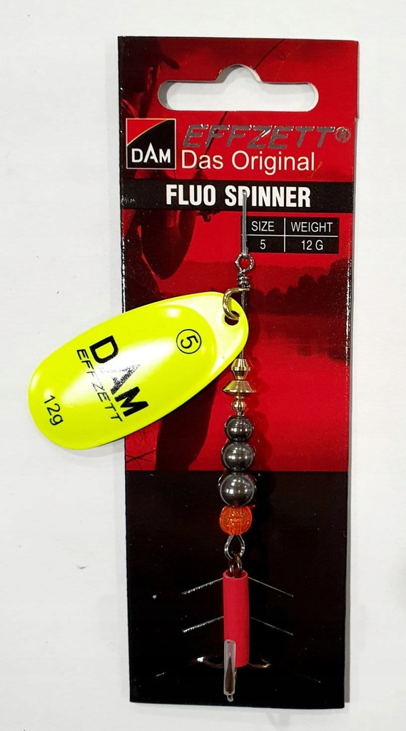 OBROTÓWKA DAM FLUO SPINNER 60689 #5 12g - YELLOW