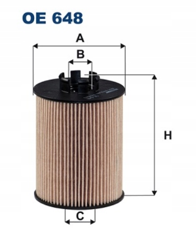 FILTRON OE 648 FILTR OLEJU OPEL CORSA