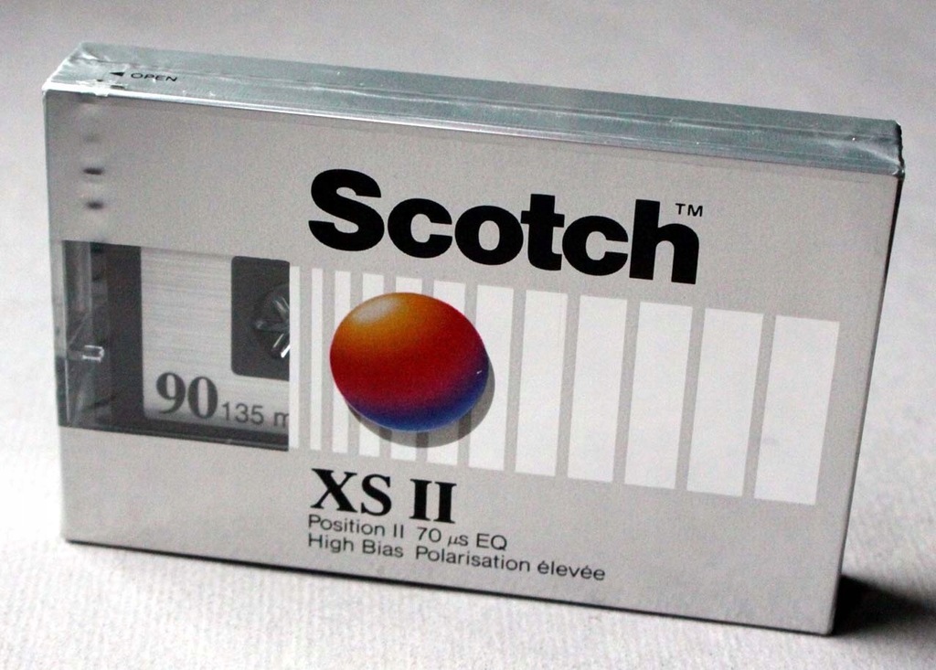 Scotch XSII 90 (Denon), rok 1987. Made in Japan.