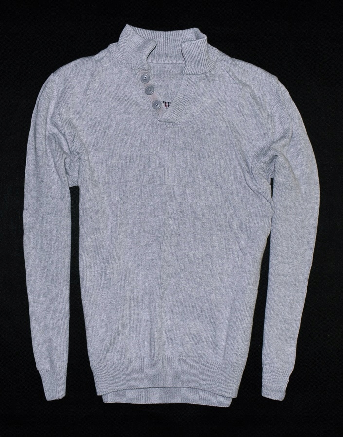 4356-18 ....NEXT... n#s MELANZOWY SWETER GREY r.M