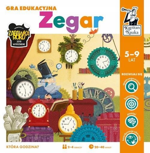 Kapitan Nauka Gra edukacyjna Zegar GRA ROKU