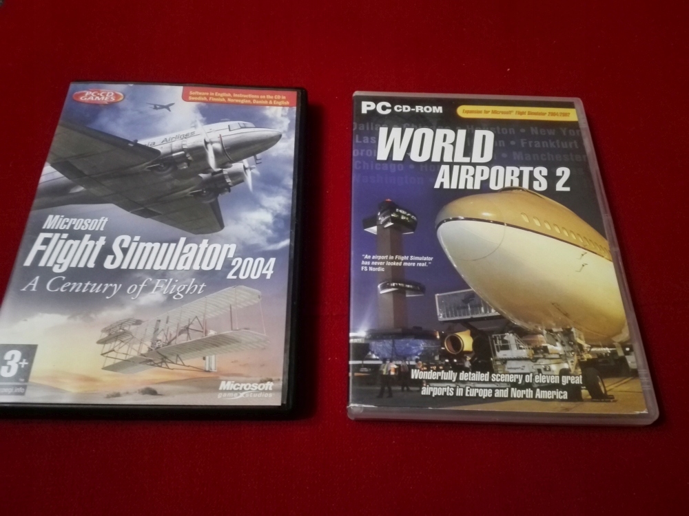 Microsoft Flight Simulator 2004 + World Airports 2 + Combat Simulator 3