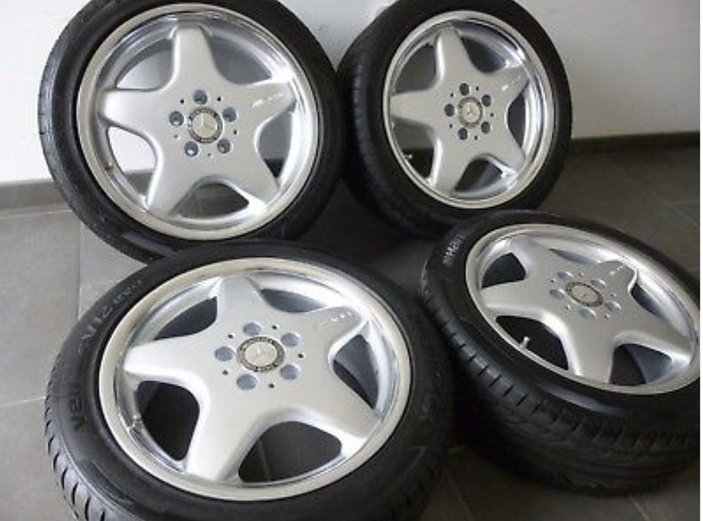 Felgi 17 Amg Mercedes Z Oponami W202 W124 W208 8162408111 Oficjalne Archiwum Allegro