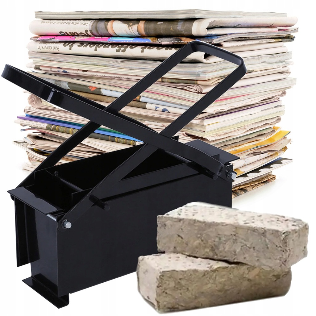 Brykieciarka Ręczna Prasa Do Makulatury Trocin Praska Brykiet z papieru