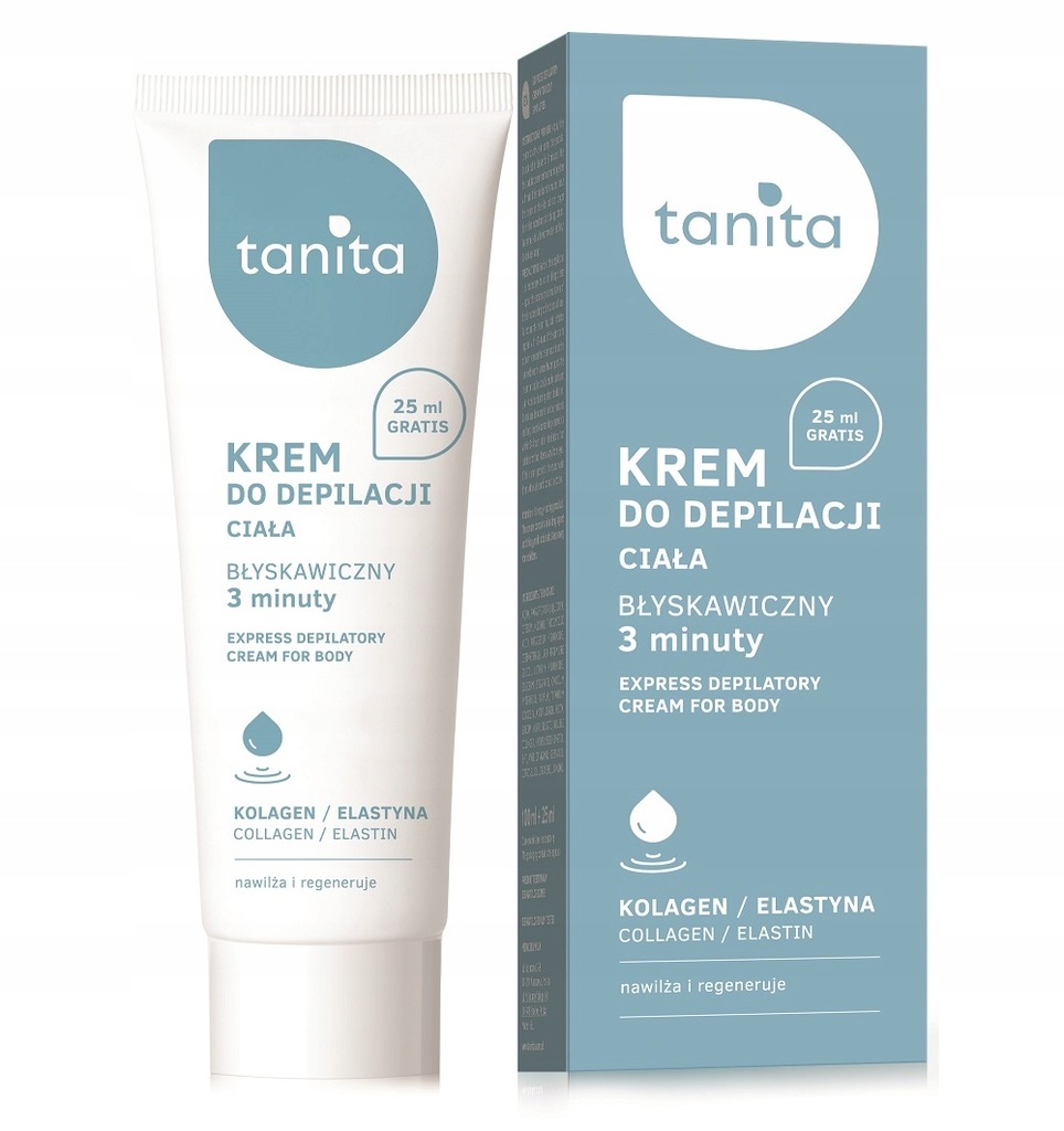 Tanita krem do depilacji ciała Kolagen 125ml (W)