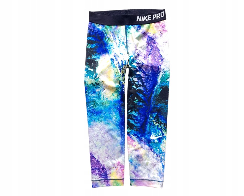 NIKE PRO GALAXY SPLATTER 3/4 TIGHTS Damskie Getry Legginsy S