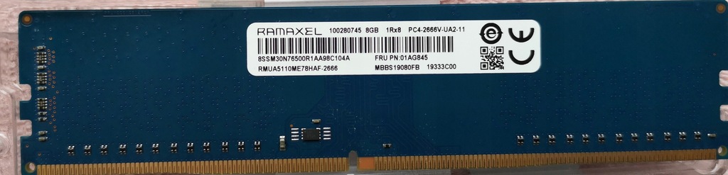 RAMAXEL DDR4, 8 GB, 2666MHz, RMUA5110ME78HAF-2666