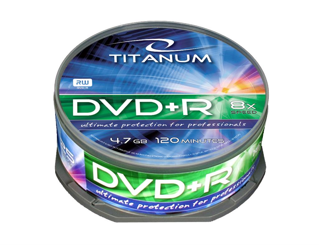 Płyta DVD+R Titanum cake 25 4,7x8