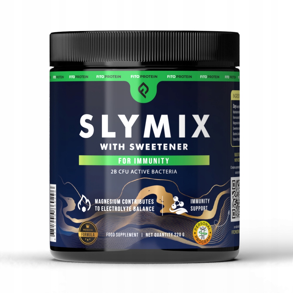 FITOPROTEIN Slymix - Wzmocnienie Serca i Odporności, Elektrolity Probiotyki