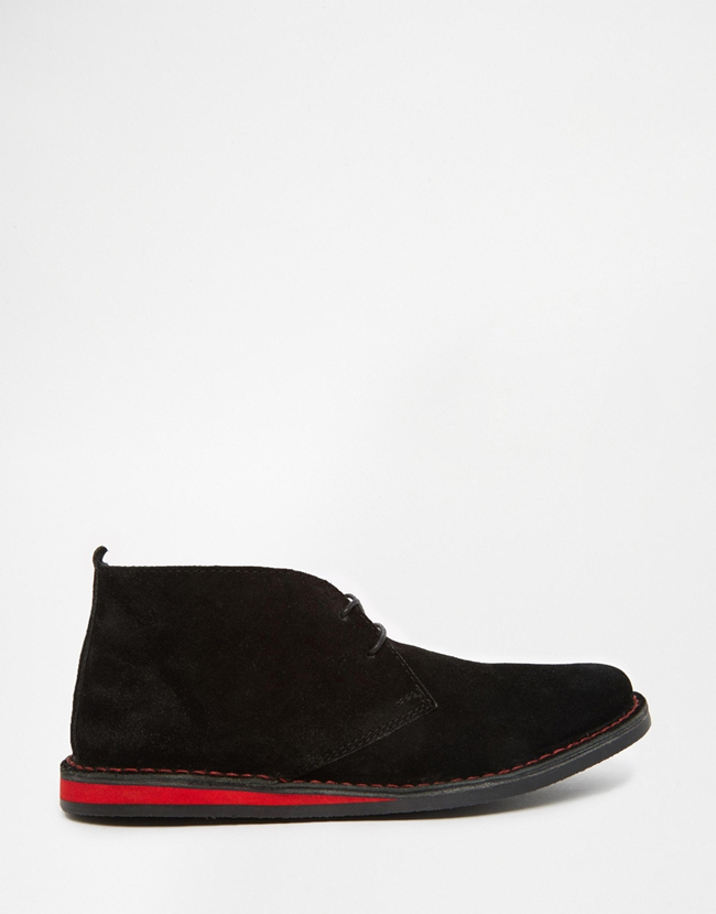 ASOS Desert Wedge Chukka Boots in Suede Leather 40