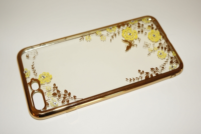 Nowy case do iPhone 7 plus, etui, żółte kwiaty