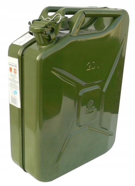 Kanister na Paliwo Olej Benzayna 20l metalowy blaszany ATEST