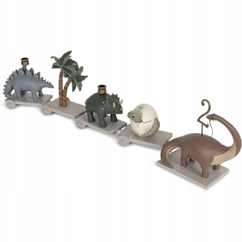 Konges Slojd - Urodzinowy świecznik, pociąg - Dinomite