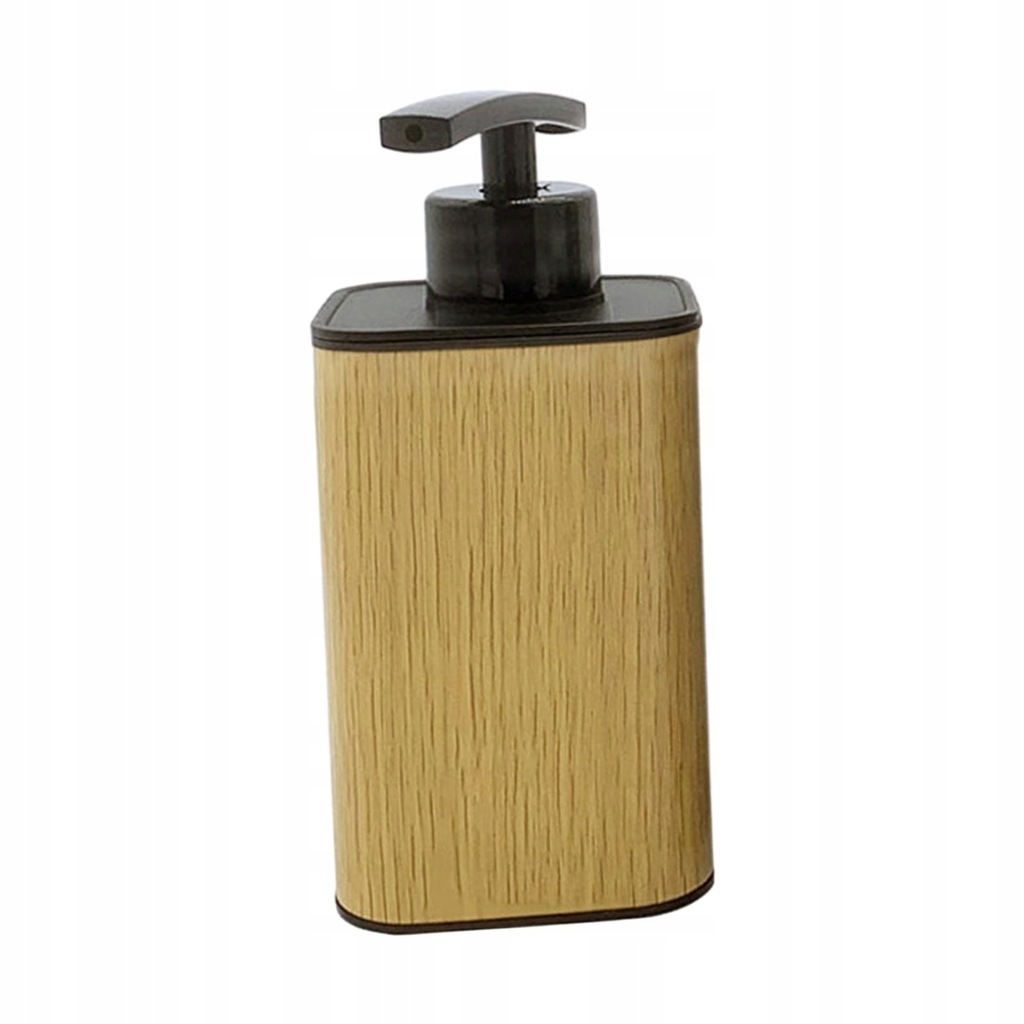 Manual Soap Dispenser Salon Dispenser Lotion Dispenser Bottle wood grain