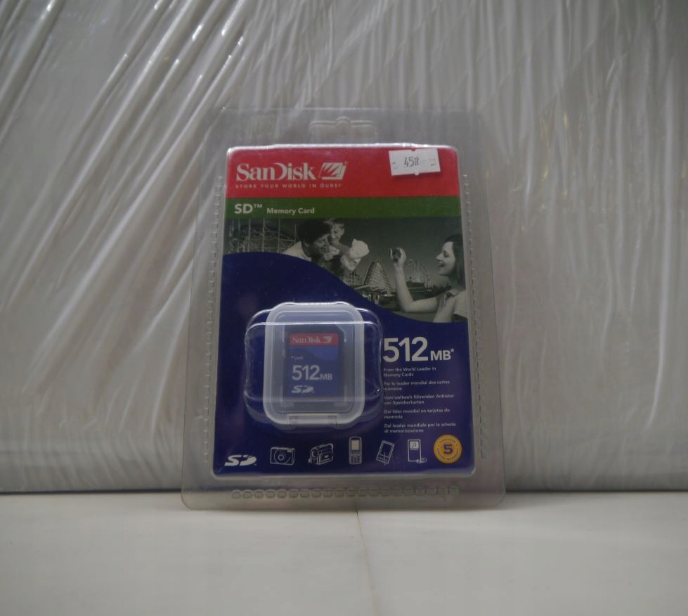 Karta pamięci Memory Card SD SanDisk 512MB