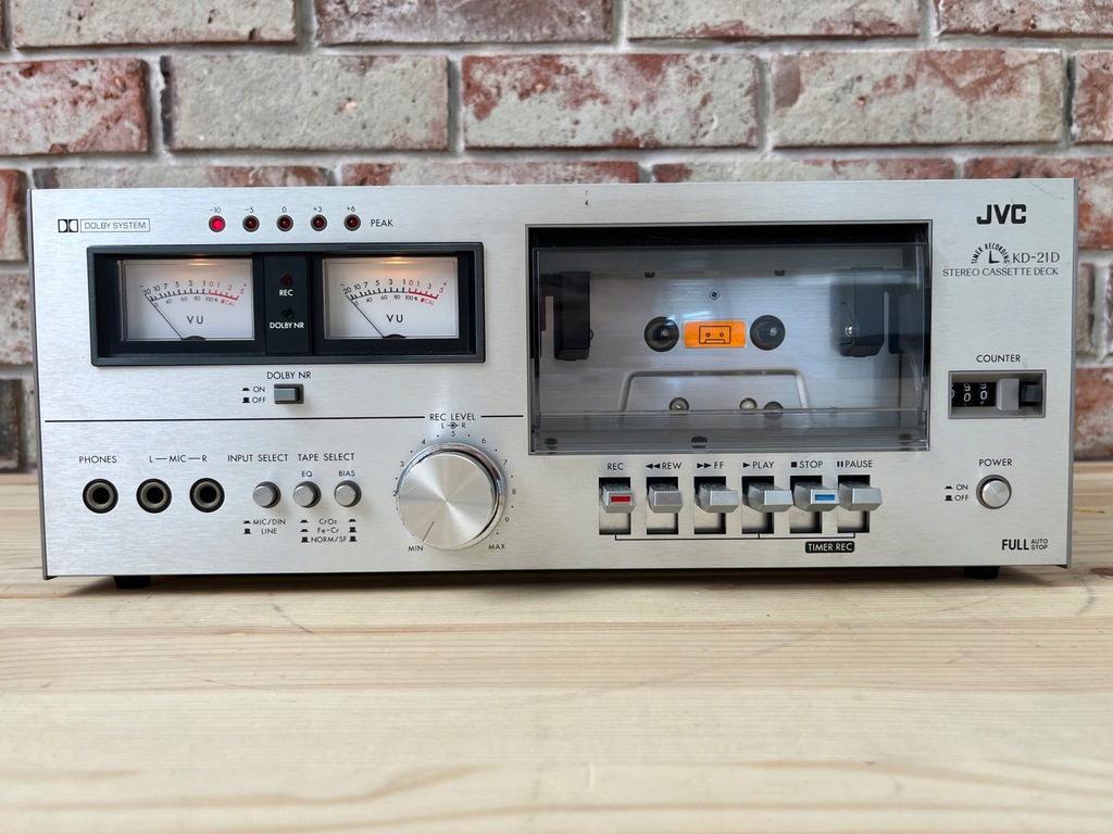 JVC KD-21D odtwarzacz kaset vintage 1978r.