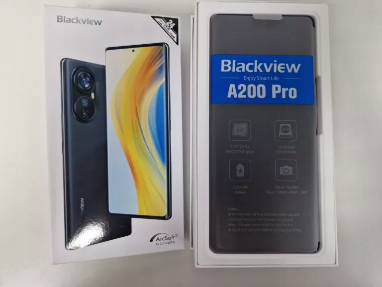 TELEFON BLACKVIEW A200 PRO 12/256GB METEOR PURPLE IGŁA!! KOMPLET