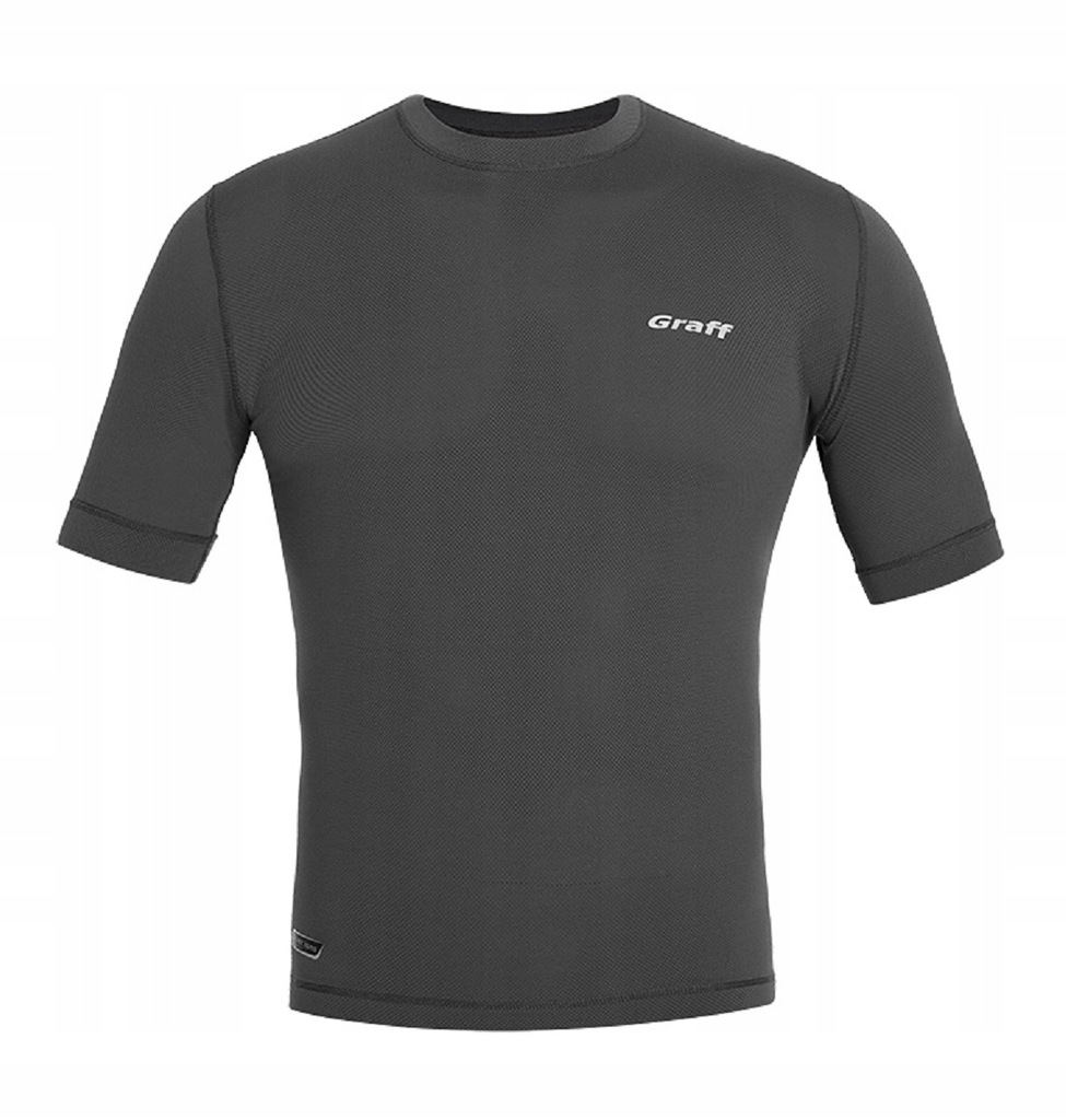 Koszulka termoaktywna GRAFF 913-1 czarna kr. XL