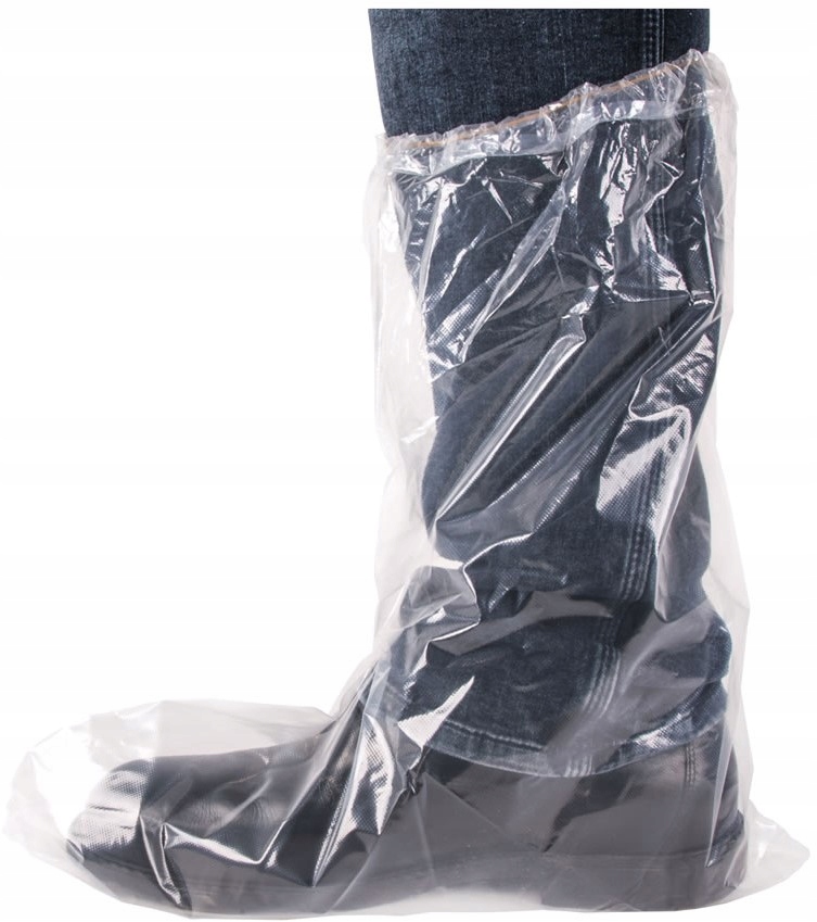 Ochraniacze buty kalosze foliowe wysokie 10 szt.