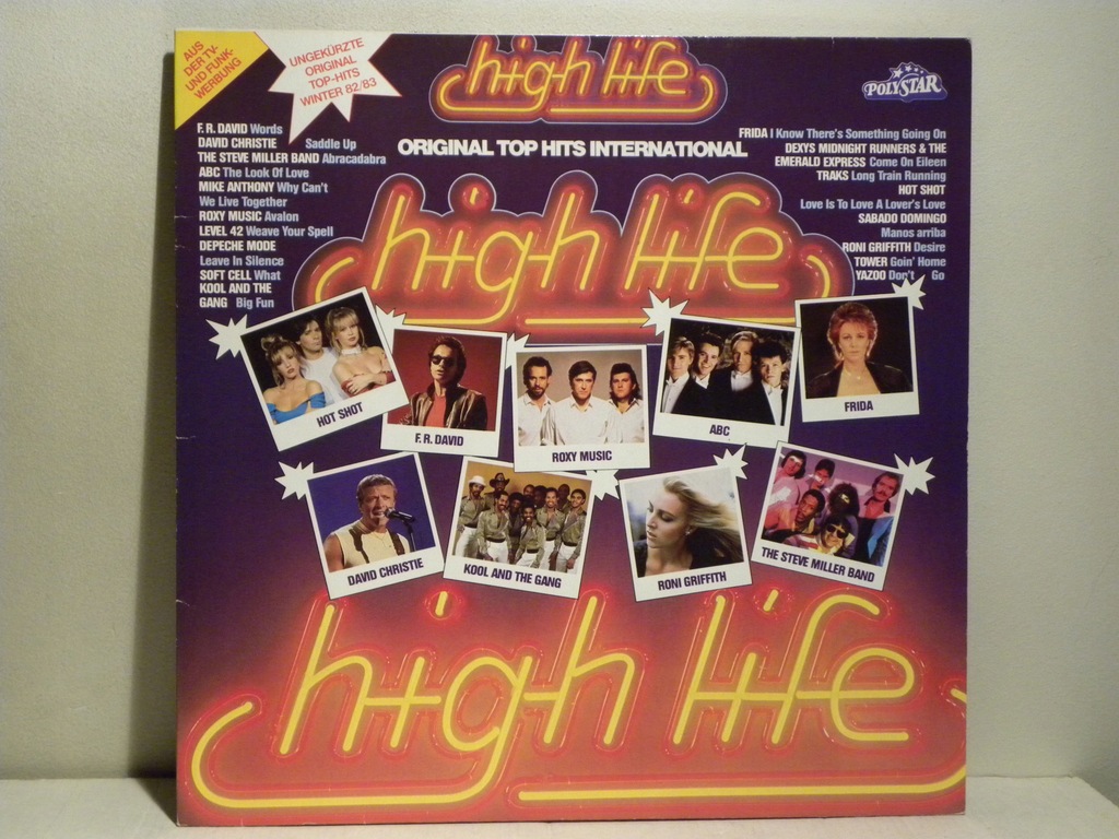 LP HIGH LIFE DEPECHE MODE ROXY MUSIC FRIDA ABC EX