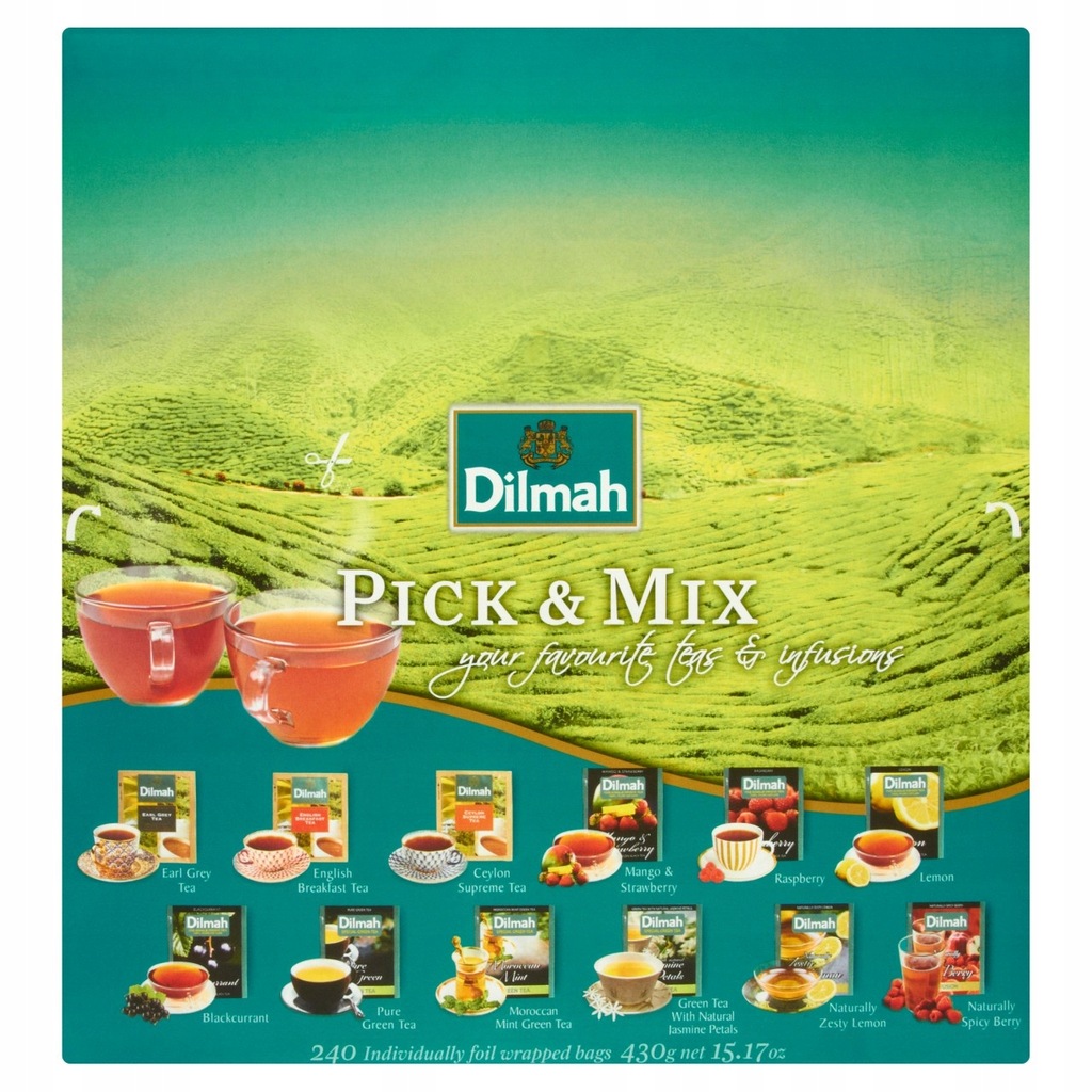 Dilmah Pick & Mix Zestaw herbat 430g (240 tor)