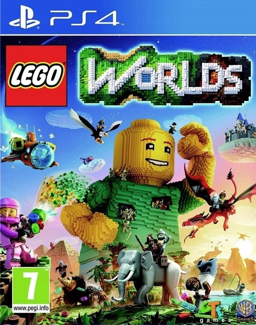 PS4 LEGO WORLDS jak MINECRAFT