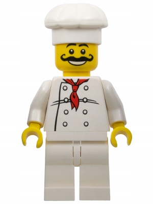 Lego figurka chef009 szef kuchni kucharz