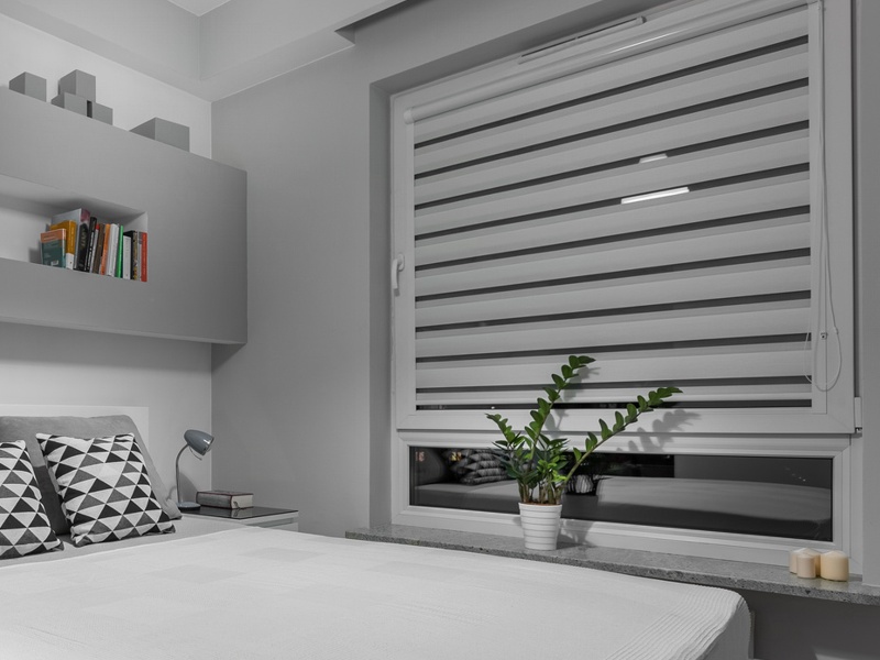 ROLETA W KASECIE alu Dzień Noc WEWNĘTRZNE OKIENNE 10175060785